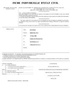 RDC : État-civil