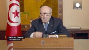 Le Président tunisien Béji Caïd Essebsi