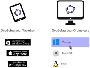 GeoGebra - Téléchargement