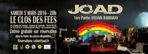 Concert : Joad au Clos Des Fées (Paluel 76) avec Sylvain Barbaray & Carole Coeugnet. GRATUIT