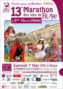 Marathon de Blaye cuvée 2016