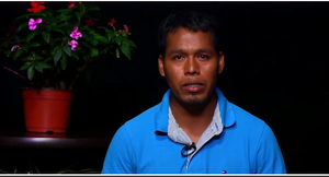 étudiant survivant du massacre d'Ayotzinapa