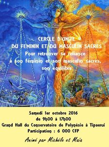 CERCLE D’UNITE - Féminin et Masculin Sacrés