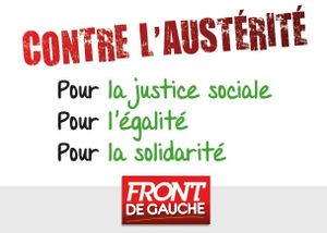 Lettre des candidats du Front de Gauche