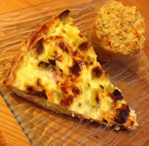 Tarte aux poireaux fait maison