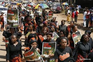 Marche des femmes à Bukavu @Vday