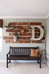 Trophy wall en bois