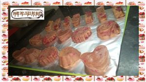 Fondant praliné - framboises :