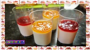 Pana cotta aux bonbons :