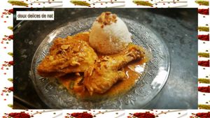 Poulet mafé aux patates douces :