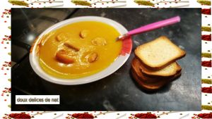 Soupe de potimarron au 4 épices :
