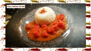 Crevettes au curry rouge :