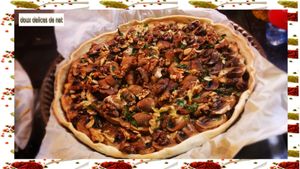 Tarte aux champignons :