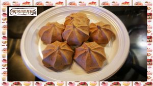 Meringuettes cacao amer et cannelle :