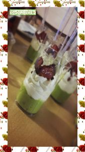 Verrine de crème d'avocats :