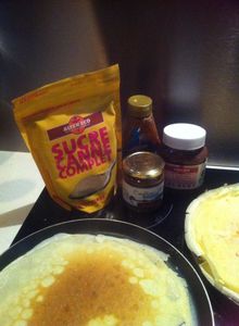Crêpes party fin janvier 2015 et ses gourmandises .