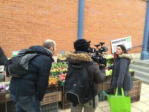 Météo à la Carte avec la ville de Lunel et moi blogueuse culinaire local ce samedi 27 février 2016 .