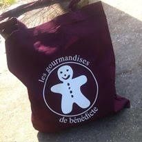 Et si je vous faisais gagner des sacs ? " Les sacs Des Gourmandises De Bénédicte" de chez Tablier + .