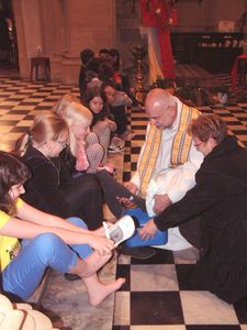 Vivre ensemble le lavement des pieds
