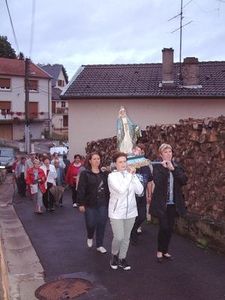 Procession de l'Assomption à Ranguevaux