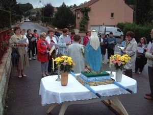 Procession de l'Assomption à Ranguevaux