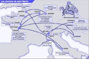 Saint Martin, Soldat, Moine et Evêque de Tours