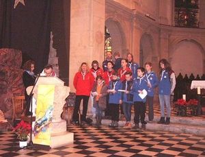 La lumière de Bethléem accueillie à St Martin