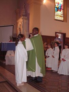 Serémange : remise des croix aux servants d'autel