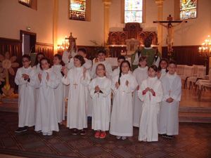 Serémange : remise des croix aux servants d'autel
