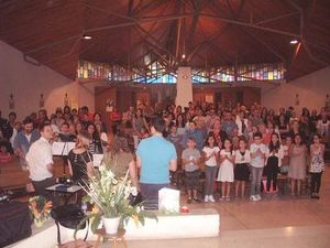 Temps de bienvenue pour les enfants de la première communion
