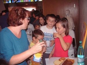 Temps de bienvenue pour les enfants de la première communion