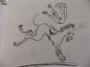 Cabu... et les chevaux