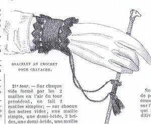 Un bracelet pour la cravache...