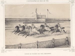 Amazones aux hippodromes de spectacles à Paris au XIX 1 : hippodromme de l'étoile