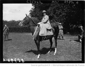 concours équitation en amazone