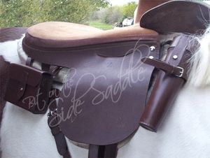 Flasque selle d'amazone