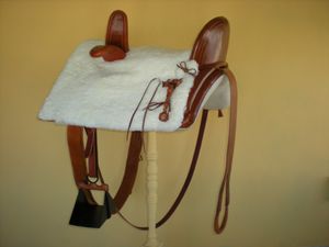 croupière et selle d'amazone