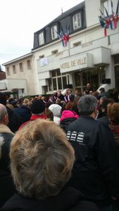 Hommage aux victimes de Charlie Hebdo à Montgeron