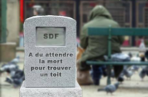 Un pauvre est mort... Pas les cons.