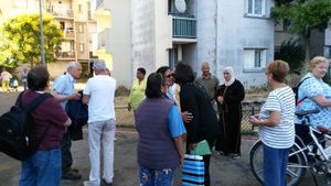 Rassemblement cité Duclos pour "vivre ensemble, vivre en sécurité"