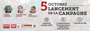 J'appelle à voter Front de Gauche lors des élections régionales de décembre