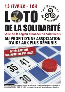 En téléchargement ici : affichette et flyer du loto solidaire des Bretons de Saint-Denis