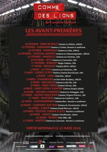 Dates des avant-premières du film « Comme des Lions » sur la lutte les salariés de PSA-Aulnay