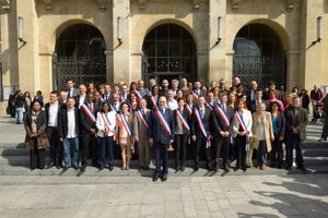 Le conseil municipal élu en 2014.