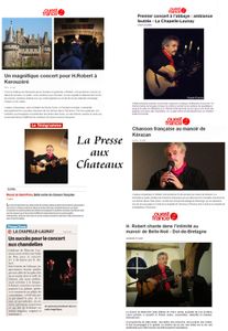 H. ROBERT en concert le 7 aout à 20h45 dans la chapelle Notre Dame de Lorette..
