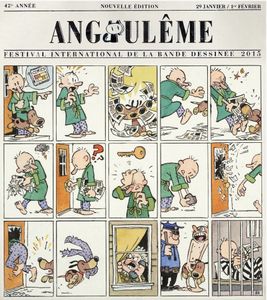 La page technique d'Oncle Fumetti...L'affiche du Festival d'Angoulême 2015 par Bill Watterson.