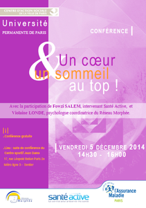 Agenda des conférences de décembre