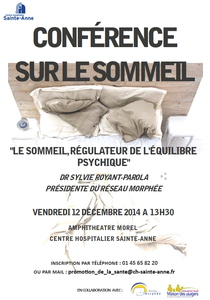 Agenda des conférences de décembre