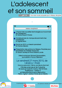 Table ronde Réseau Morphée - L'adolescent et son sommeil