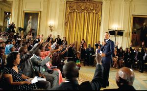 VOA - YALI 2014 : Obama reçoit 500 jeunes leaders africains